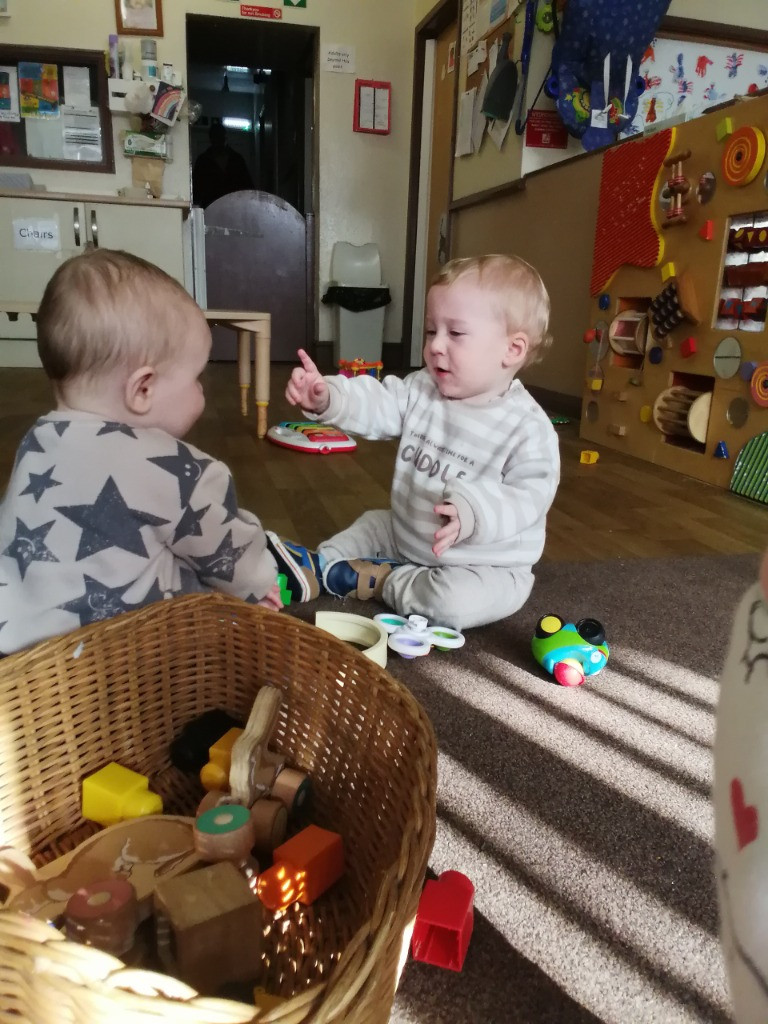 Baby room play at Stepping Stones Maryport